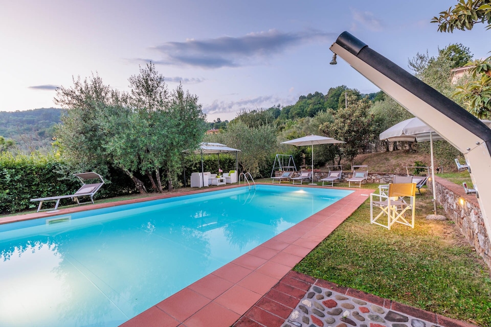 Villa in Lucca mit Pool am Fluss Serchio, Lucca