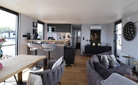 Hausboot mit Sauna und fantastischer Aussicht
