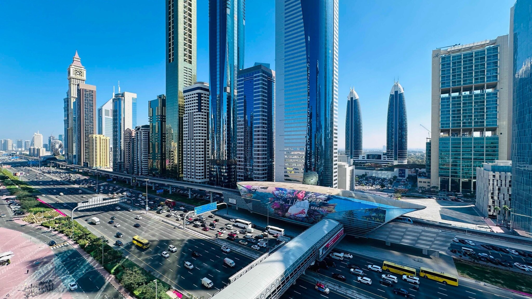 Appartement in DIFC met Burj Khalifa Uitzicht