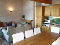 Apartment in Veysonnaz with balcony