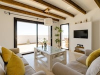 Villa with lounge area and private pool
