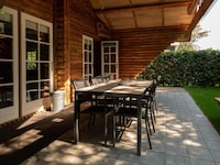 Spacious Wooden Chalet with Covered Terrace