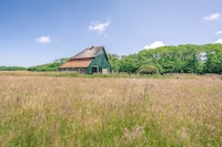 Originele schapenboet met weids uitzicht