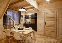 Komfortables Ferienhaus im Bergstil, Kaminofen