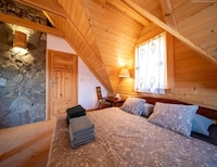 Comfortabele vakantievilla in de bergen, sauna