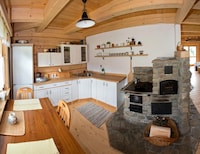 Comfortabele vakantievilla in de bergen, sauna