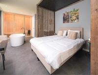 Lodge bien-être avec jacuzzi et sauna