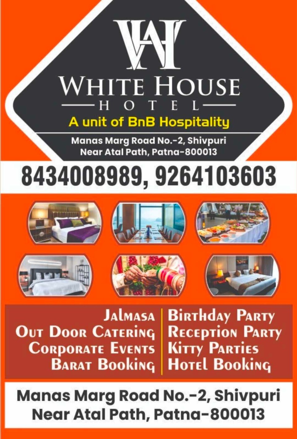OYO 91184 Hotel White House A Unit Of Bnb Group, Boring Road Patna, Patna