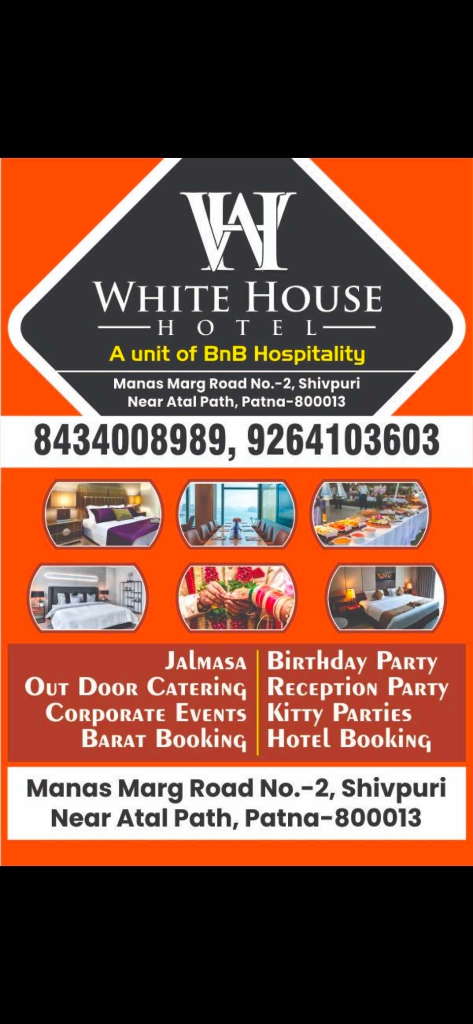 OYO 91184 Hotel White House A Unit Of Bnb Group, Boring Road Patna, Patna