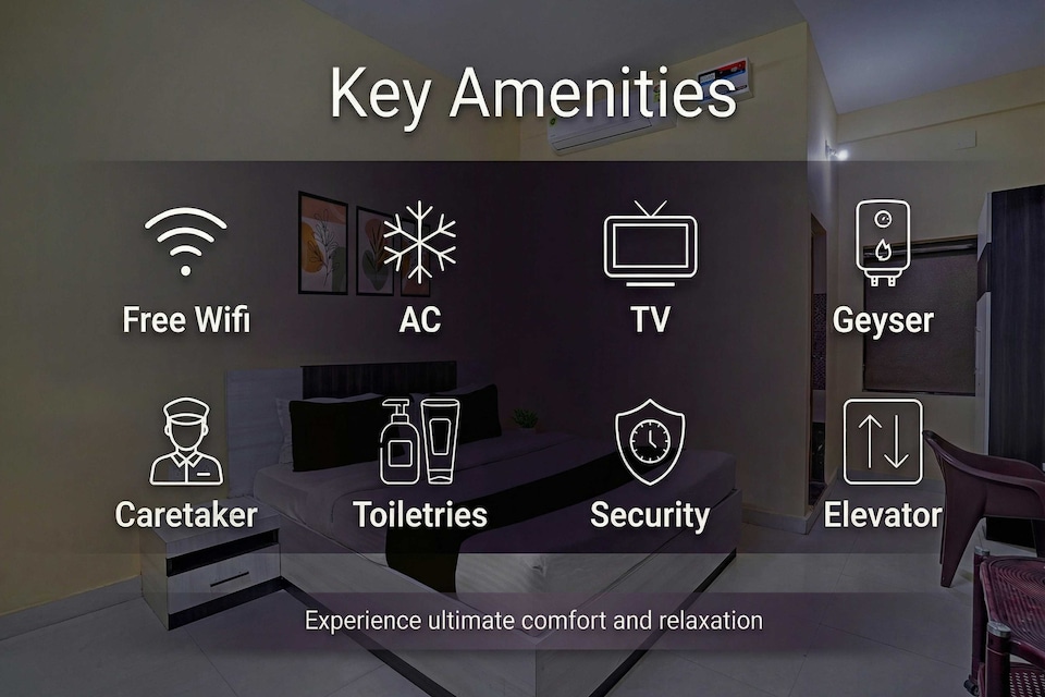 Hote O IIIT Square Bhubaneswar Formerly Sri Krishna Palace, Khandagiri Bhubaneswar, भुवनेश्वर