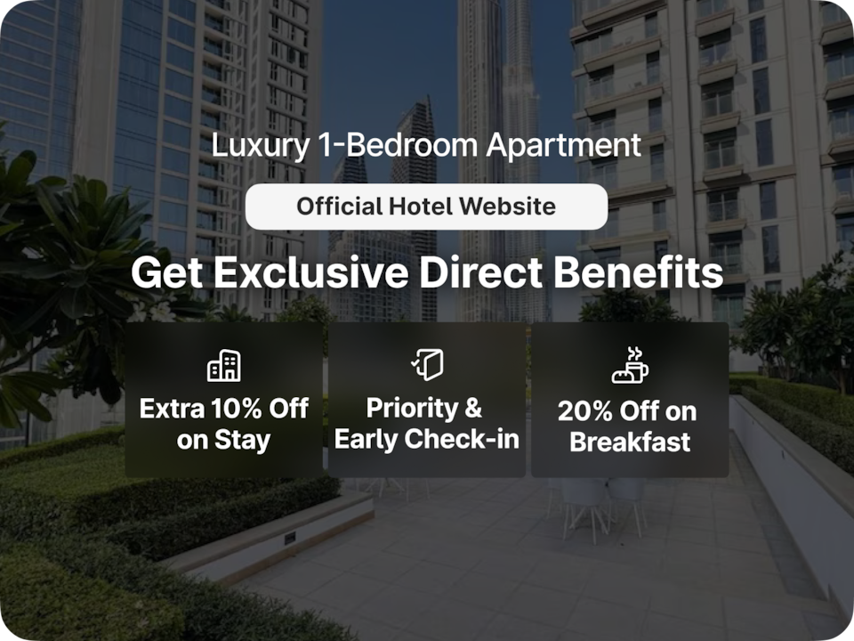 Luxury 1-Bedroom Apartment At Burj Crown, Jumeirah, Dubai