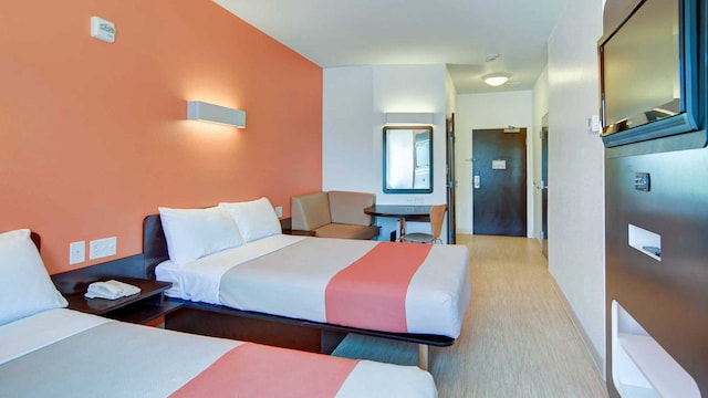 2 Full Beds | Mini Fridge