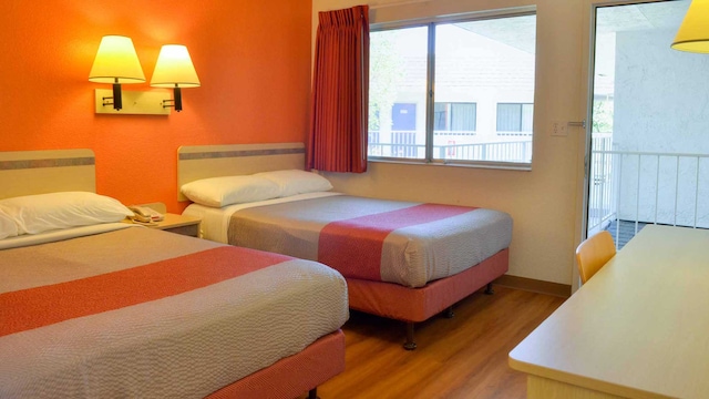 2 Full Beds | Mini Fridge