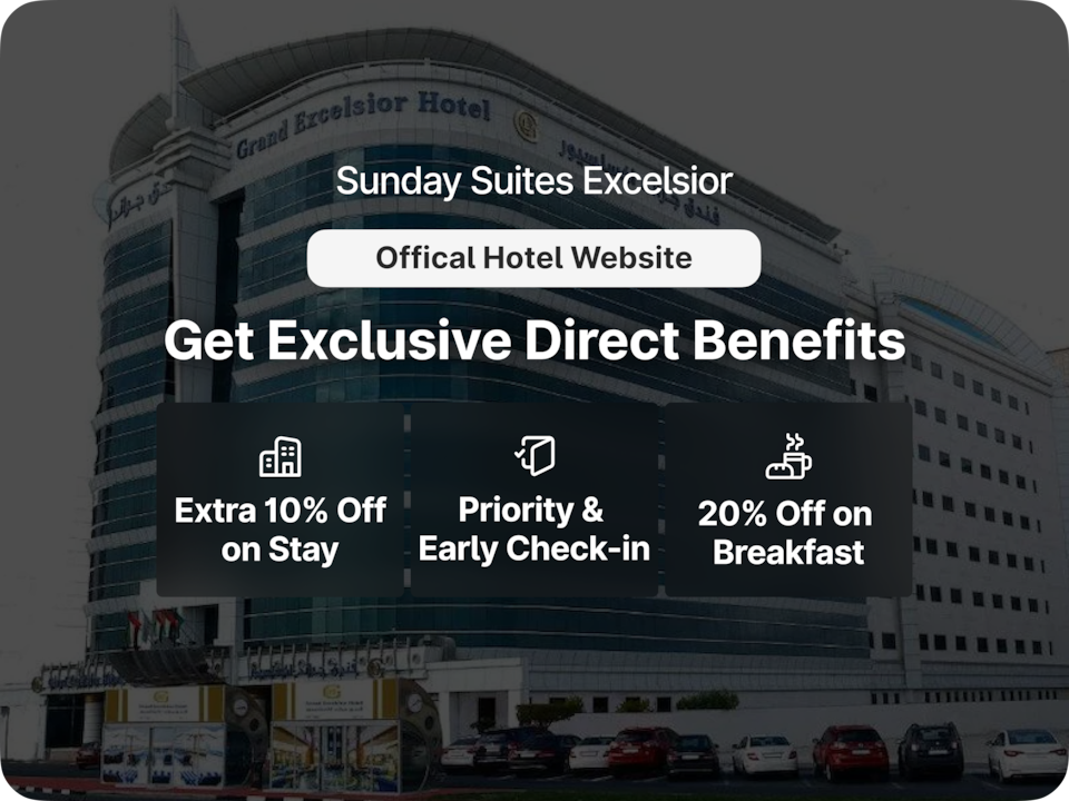 Sunday Suites Excelsior Hotel Deira (formerly Sheraton Deira), Bur Dubai, Dubai