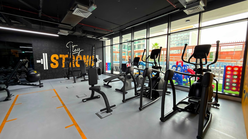 Westview Garden Spacious Balcony Room with Pool Gym Access in JVC, Jumeirah Village Circle Dubai, Dubai