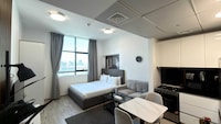 Stylish Studio Apartment at RMT Residence with Gym, Pool and Free Parking