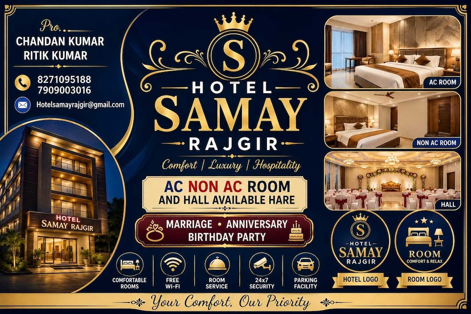 OYO 845683 HOTEL SAMAY, Rajgir city, Rajgir