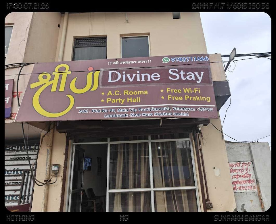 SPOT ON Shri Ji Divine Stay, Iskcon Vrindavan, Vrindavan