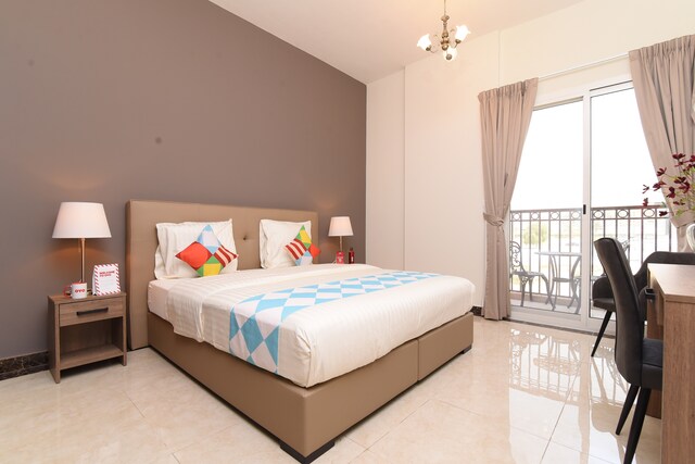 OYO Home 245 2BHK Pantheon boulevard JVC 